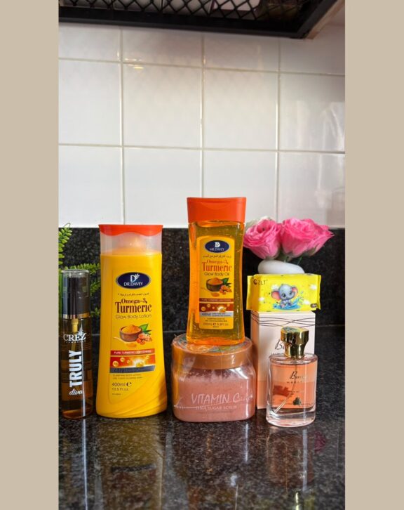 Turmeric clarifying body lotion, 400ml.